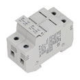 thumbnail image 3 of Fuse Holder Base, Full Protection Midget Fuse Holder 2 Poles 10A 1000V DC Flame Retardant  For Industry, 3 of 8
