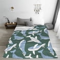 thumbnail image 5 of Honeii Beautiful Whales Print Fleece Blanket - Throw Blanket for Bed, Sofa, Couch, Camping, and Travel , Microplush Ultra Soft Warm Blanket-40"x30", 5 of 7