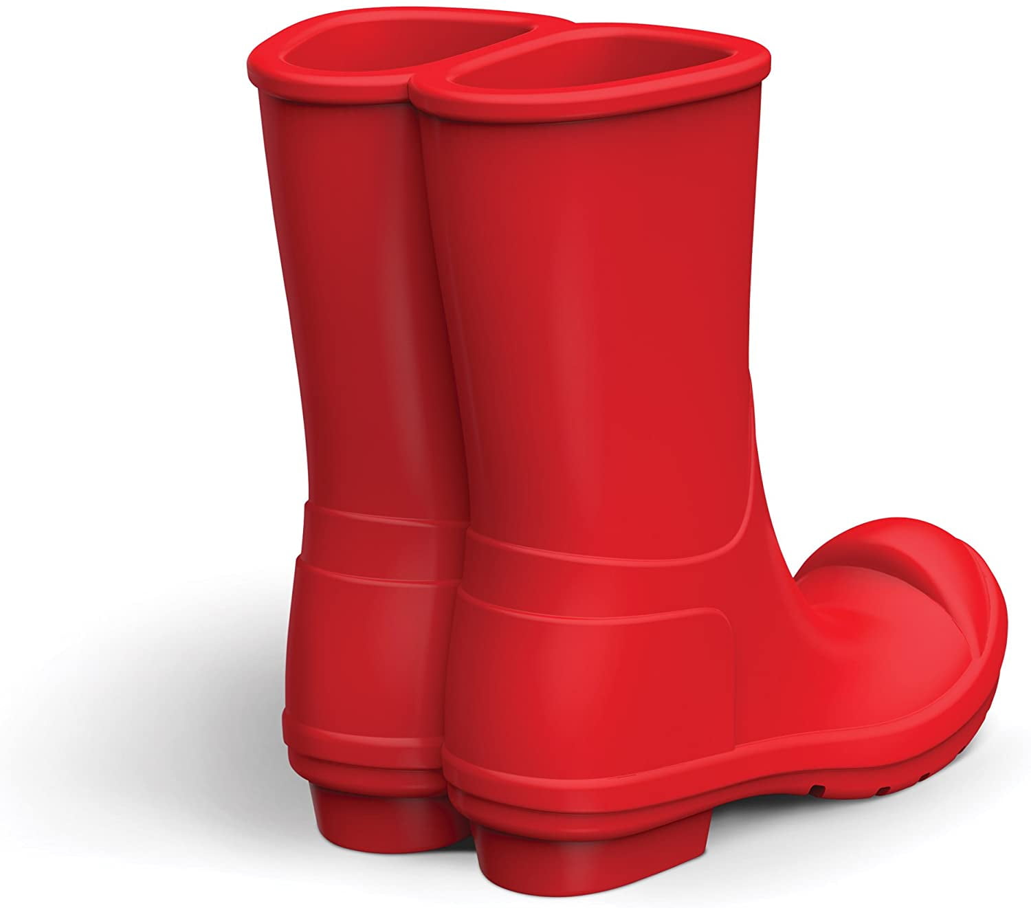 Fred 5216342 Reboot Silicone Rain Boots Mobile Phone Stand, Red