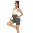 thumbnail image 5 of Mlzmgr Biker Shorts for Women Elastic High Waisted Short Leggings Stretchy Workout Gym Yoga Shorts, 5 of 6