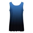 thumbnail image 4 of mfyjkho Camisetas Sin Mangas Para Mujer, Camiseta De Verano Informal Con Cuello Redondo, Sin Mangas Y Con Estampado A La Moda Para Mujer Tops Casuales Para Mujer S, 4 of 5