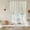 Honey Yellow, variant on Teal Green Lines Tie Up Curtains 45 Inches Long, Kitchen Window Curtains Over Sink, Modern Vertical Striped Farmhouse Retro Small Window Curtains Balloon Curtains Valances for Bedroom/Cafe 34"x45"