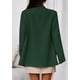 thumbnail image 4 of Blazer PRETTYGARDEN Verde Oscuro Doble Botonadura Talle Grande, 4 of 8