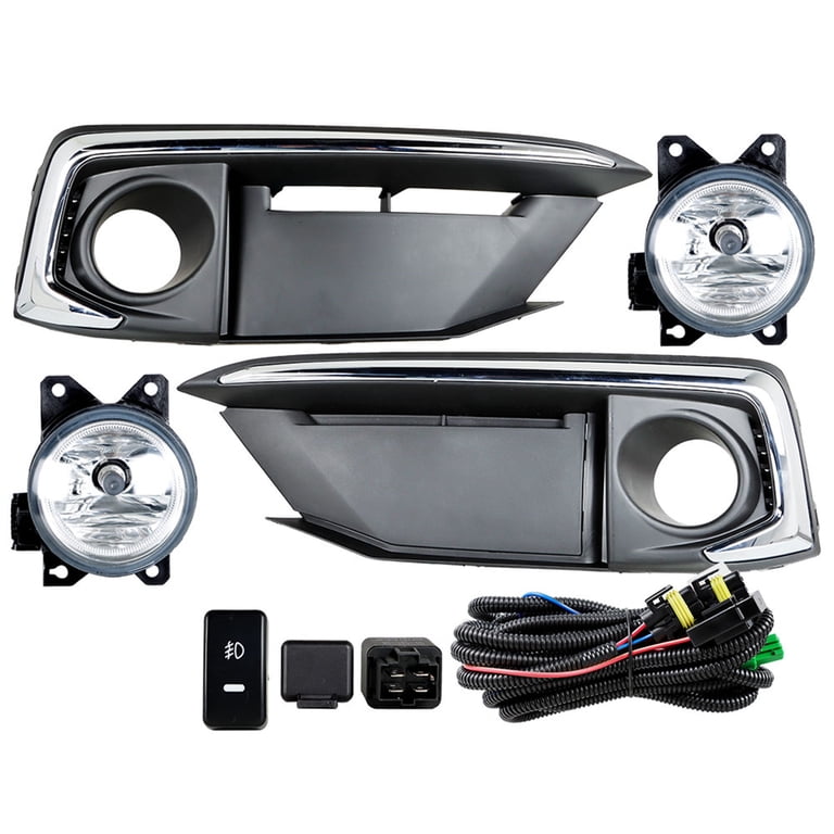 For Honda Civic 2019-2020 Carbon fiber style Front fog lights Panel