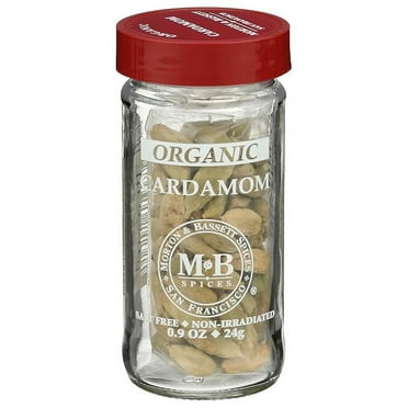MORTON & BASSETT Organic Whole Cardamom, 0.9 OZ