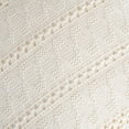 thumbnail image 5 of Fancy Homi Set of 2 Boho Cream Decorative Throw Pillow Cover 16x16 inch for Couch Bed Sofa, Aesthetic Modern Organic Farmhouse Home Decor, Soft Cotton Cute Accent Macrame Woven Cushion Case, 5 of 5