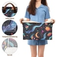 thumbnail image 5 of Yayeee Foldable Storage Basket for Shelves with Handles Waterproof Cloth Bins, Zodiac Stars, 5 of 7