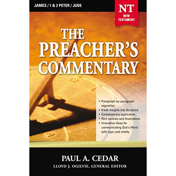 Pre-Owned The Preacher's Commentary - Vol. 34- James/1,2 Peter/jude, 9780785248095, 0785248099, Paperback, Cedar; Paul; Cedar; Paul A.