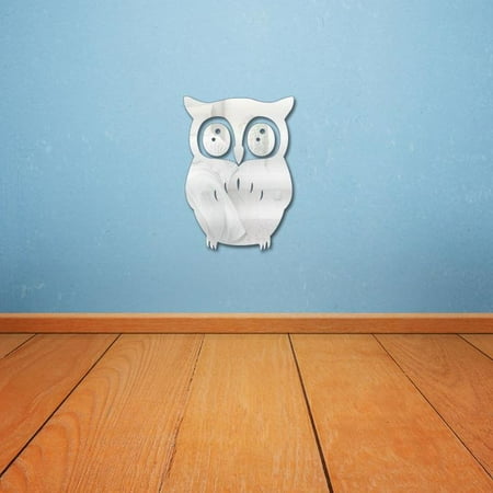 Mirrored Animal - Costyle Animal Owl Mirror Wall Stickers 21*15cm for Living Room Bedroom