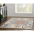 thumbnail image 2 of Linon Home Decor Trio Area Rug Collection, Ivory and Green, 1.83' x 2.83', 2 of 8