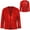 Red, variant on iiniim Kids Boys Girls Shiny Sequins Christmas Jacket Long Sleeve Latin Jazz Disco Dance Outerwear Coat Red 8