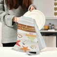 thumbnail image 3 of Sea Shells Anchor Hearts Tea Towels 4 Pack Starfish Beach Summer Kitchen Dish Cloth with Hanging Loop, 18"x28" Lint-Free Absorbent Towel for Kitchen Drying Wiping and Cleaning, 3 of 7