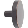 thumbnail image 3 of Contemporary Round Cabinet Knob, 1-1/2 Inches, Zinc Base Material, Vintage Bronze by Stone Harbor Hardware, 3 of 3