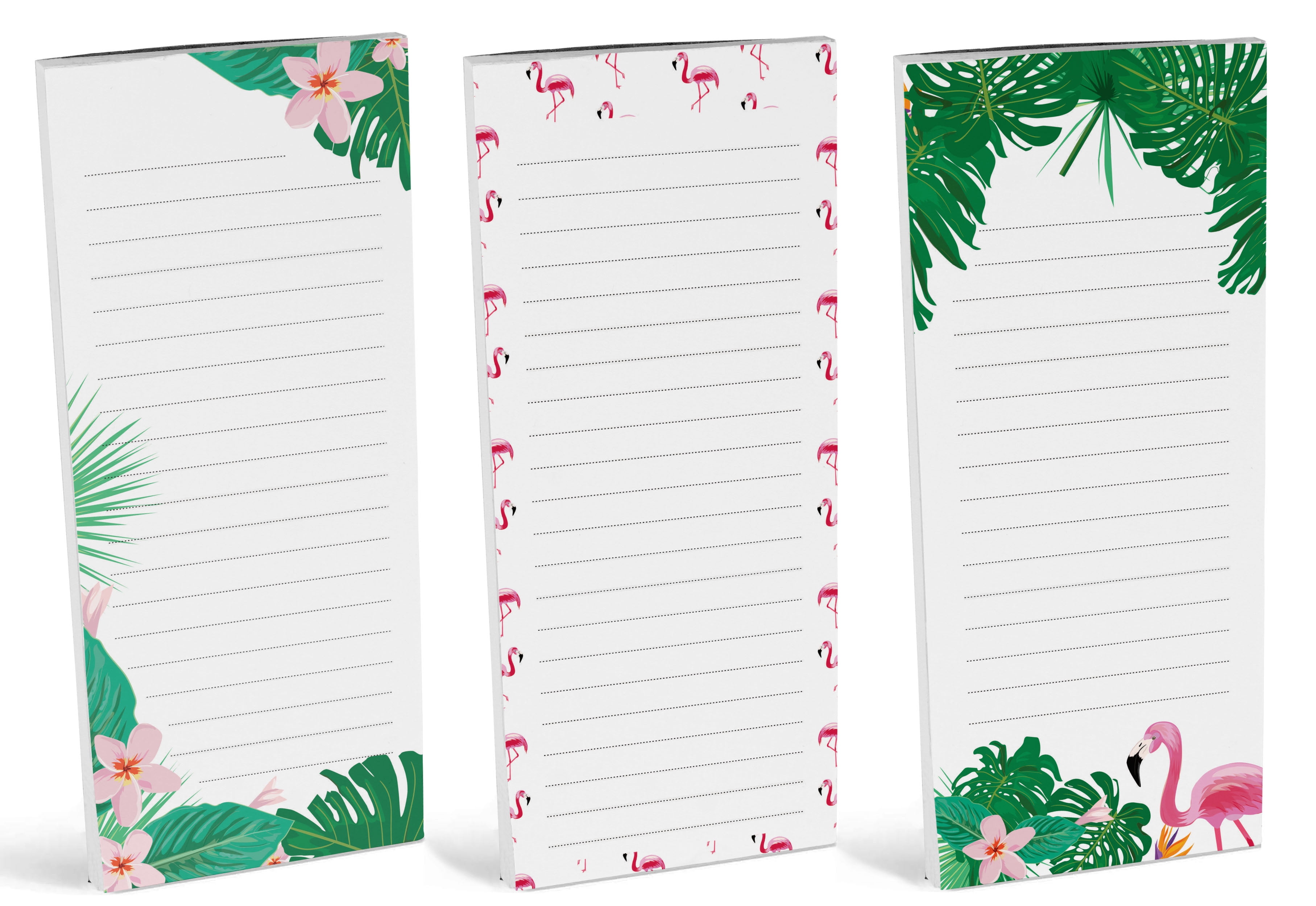 Inkdotpot Pack of 3 Magnetic Fridge To-Do List Notepads- Magnetic Memo Pads For Refrigerator-(50 Sheets Each)-T6