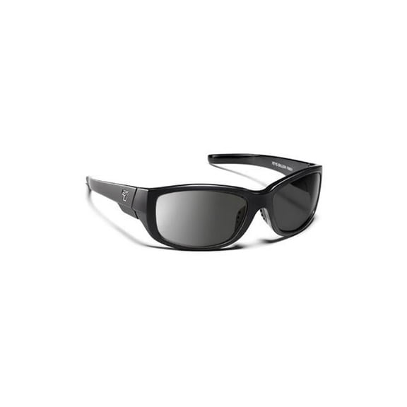 7eye 860140 Dillon Sharp View Clear Sunglasses- Matte Black - Small & Large