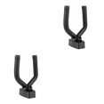 thumbnail image 1 of Eigraketly Soportes de guitarra eléctrica soporte de pared soporte de gancho ABS plástico resistente al desgaste colgador accesorio de exhibición de Negro 13.5x7x3.6 cm 2piezas Eigraketly CBP013832, 1 of 6