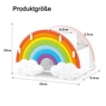 thumbnail image 2 of Rainbow Supply Caddy, Teacher Appreciation Gifts, Thick PVC With Unique Design, Perfect For Multifunctional Storage, Clear Internal Organization, Suitable For Desk Organizer, 2 of 5