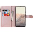 thumbnail image 6 of Google Pixel 6 Phone Case Wallet for Women Men with Crossbody Strap Lanyard,Google Pixel 6 Wallet Case with Card Holer,Zipper Pocket PU Leather Phone Case for Pixel 6, 6.4 Inch, Rosegold, 6 of 18