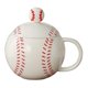 thumbnail image 5 of Taza de té pintada a mano con un motivo deportivo, hecha de porcelana; una taza de té única para Rojo, 5 of 9