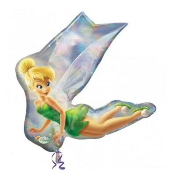 TINKER BELL Tinkerbell  FLYING Balloon  Large Shape Foil Mylar Balloon  Party Supplies Decorations Foil Mylar Balloon