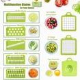 thumbnail image 5 of Mascarry Vegetable Chopper, 12 in 1 Multifunctional Vegetable Slicer with Container, Cutter Dicer for Vegetable & Fruit, 5 of 6