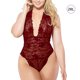 thumbnail image 1 of Body de encaje sexy para mujer Ropa interior Floral Deep V Halter Ropa de dormir Ropa de dormir kenally XX000142-25, 1 of 7