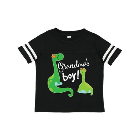 

Inktastic Grandmas Boy Grandson Dinosaur Gift Toddler Boy Girl T-Shirt