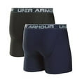 thumbnail image 4 of Under Armour Men's Original Series 2-Pack Boxerjock Boxer Briefs 1282508 MDN/ATG, 4 of 5