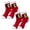 Red, variant on WTXUE Quarter Socks, Socks for Women Winter Warm Wool 2 Pairs Crew Cute Socks Fuzzy Soft Fluffy Winter Cozy Slipper Socks Cute Plush Warm Socks for Christmas Black