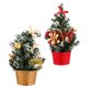 thumbnail image 2 of FELTECHELECTR 2 miniárboles artificiales de Navidad para decorar tu escritorio, regalo de fiesta, 2 of 6