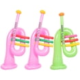 thumbnail image 1 of 3Pcs Inflatable Musical Instruments Inflatable Trumpet Horn Toys Adult Kids Music Props Party Gifts, 1 of 8
