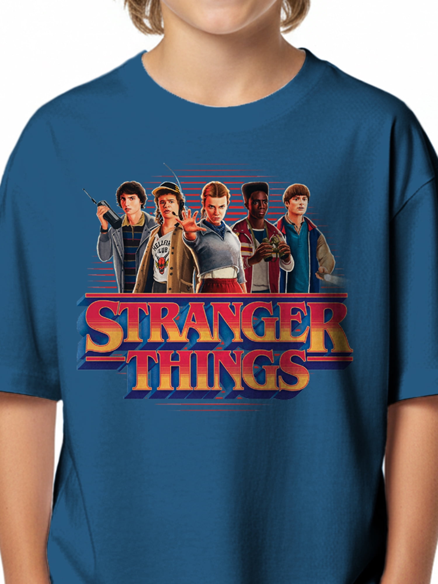 Stranger Things, Boys' & Big Boys' Graphic Tee, Stranger Gang, Sizes 4-18