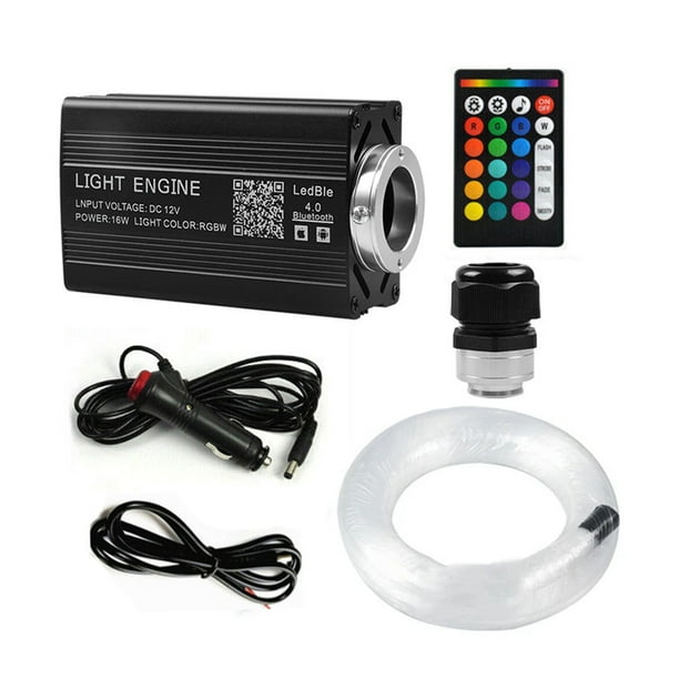 relayinert ABS 500Pcs Fiber Optic Headliner Kit Light Kit Roof Star Light Kit Headliner Star