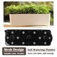 thumbnail image 3 of 2 Pack Rectangle Planter Self Watering Planter Window Sill Planters Indoor, 3 of 6