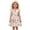 B-White, variant on VBEWZET Girls Casual Ruffle Hem Dress Baseball Pattern Short Sleeve Pink A-Line Summer 2-10 Years A-Pink 4-5 Years