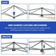 thumbnail image 5 of Songqin 10x10 1-Person Setup Pop Up Canopy Tent, Instant Portable Commercial Canopy Tent, Outdoor Gazebo with 1-Button Push, Wheeled Bag & 4 Sandbags for Home, Party & Outdoor Activities, Blue, 5 of 18
