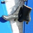 thumbnail image 4 of Retro Women's Boots - Lace-Up Design with Comfortable Chunky Heel, Fall/Winter Dressy, 4 of 9