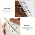thumbnail image 2 of 6Pcs Loose Leaf Binder Rings 3-rings Binder Rings Metal Binder Rings for Notebook, 2 of 6