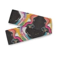 thumbnail image 7 of Yayeee Table Runner 90 inches Long Home Kitchen Dinning Party Decoration, Colorful Black, 7 of 7