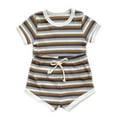 thumbnail image 1 of Ensemble T-Shirt à Manches Courtes pour Garçons et Filles Ensemble Deux Pièces, 1 of 3