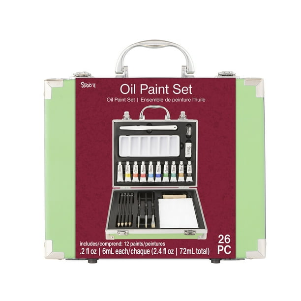 Studio 71 Assorted Color Oil Paint Art Set, 25 Pieces