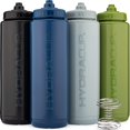 thumbnail image 1 of Botella de agua Hydra Cup Sport Squeeze 946 ml, paquete de 4 con batidora, 1 of 8
