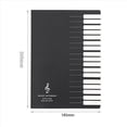 thumbnail image 3 of 5X Cinco LíNeas de Notas de la MúSica Cuaderno PortáTil de MúSica Tab Personal del BastóN de Cuaderno, 3 of 3