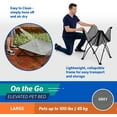 thumbnail image 3 of On The Go Elevated Pet Bed, Large, Grey, 3 of 5