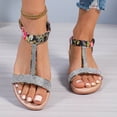 thumbnail image 6 of Summer Plus Size Casual Women's Elastic Beach Wedge Sandals Summer Sandals for Women Black 40, 6 of 8