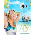 thumbnail image 3 of czcpp-Snorkel Set Adult Kids, Anti-Fog Adjustable Panoramic View Snorkel Mask Dry Top Snorkel Kit, Scuba Diving Gear for Snorkeling Diving Swimming Travel, 3 of 4