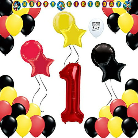 Mickey Mouse Party Supplies Colors Party Supplies 1st Birthday