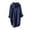 Blue, variant on QASIEATN Women Cotton Solid Long Sleeve Shirt Casual Loose Blouse Button Down Tops Fall Fashion Outfits for Women