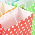 thumbnail image 4 of unbranded 12Ud Bolsas De Regalo Para Fiesta En Papel Kraft Con Asas Coloridas Con Puntos, 4 of 7