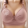 thumbnail image 2 of Gibobby Womens Seamless Bra No Underwire Comfort Push Up Bras Soft Wireless Bralette Full Coverage Sport Everyday Bra[Light Purple,L], 2 of 4